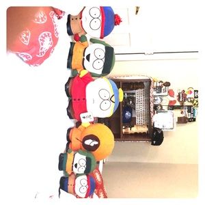 South Park Stuffed Animals the whole Gang